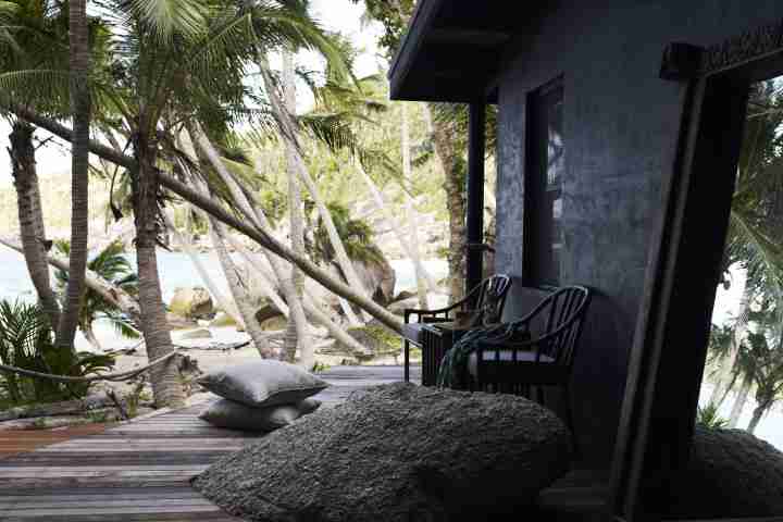 Bedarra Island Holiday House Pathway Wooden and Stone Island Details