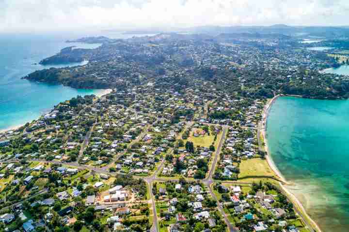 Driftwood Beach House Aerial View 1