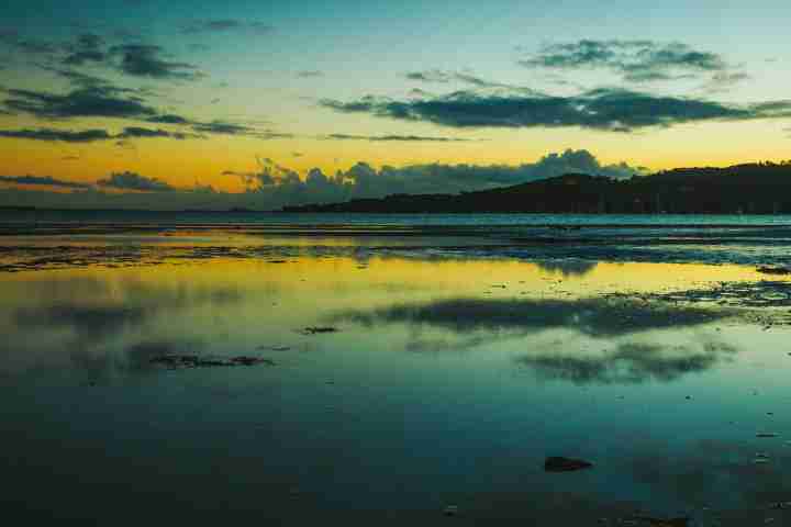 Driftwood Beach House Serenity at sunrise