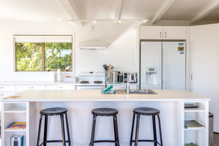 Enclosure Bay Views Kitchen Area