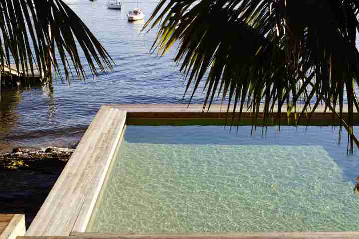 Gaelforce Large Outdoor Swimming Pool By the Sea