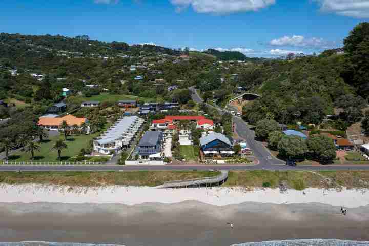 Onetangi Beach Apartments 7 Birds Eye apartment complex