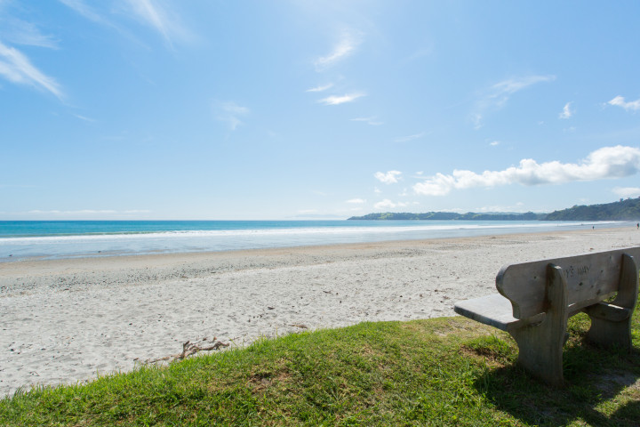 Onetangi beach access from The Sands, for your couples escape to Waiheke Island