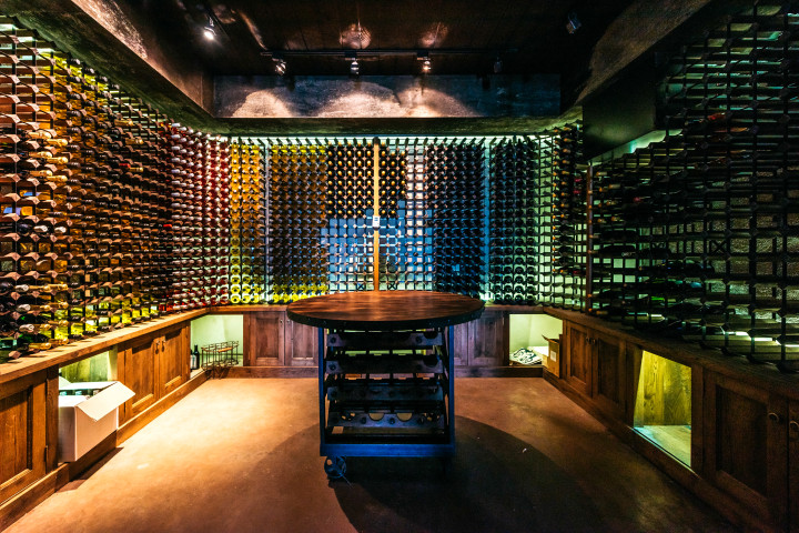 Impressive Wine Cellar in private Waiheke Island Estate