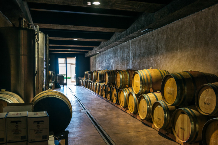 Wine Barrels, Private Vineyard on Te Rere Estate, Waiheke Island